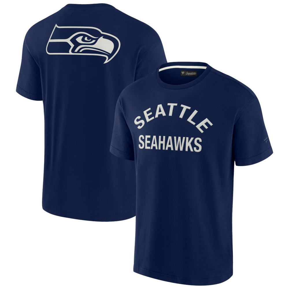 Seattle Seahawks Unisex Elements Super Soft Short Sleeve T-Shirt Navy