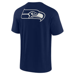 Seattle Seahawks Unisex Elements Super Soft Short Sleeve T-Shirt Navy