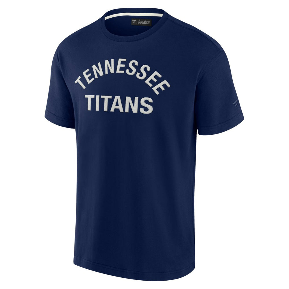 Tennessee Titans Unisex Elements Super Soft Short Sleeve T-Shirt Navy