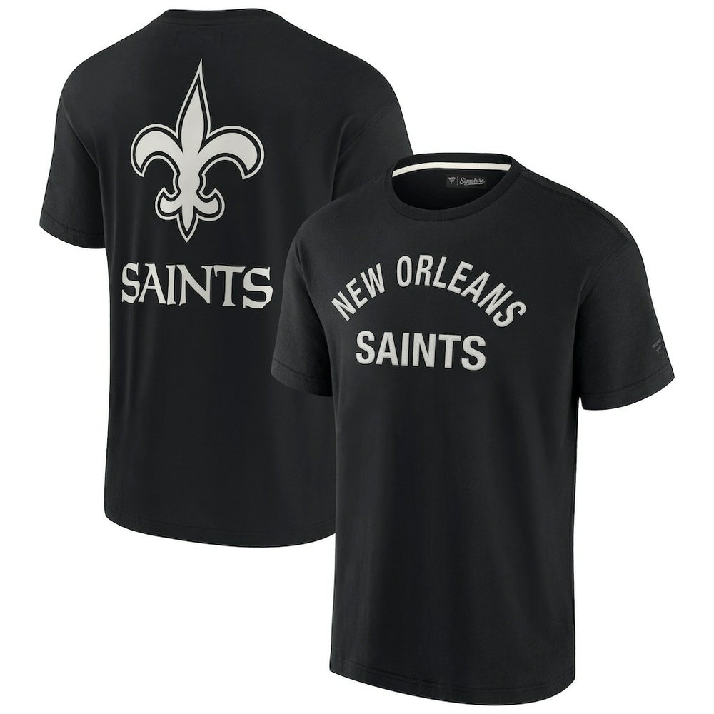 New Orleans Saints Unisex Elements Super Soft Short Sleeve T-Shirt Black