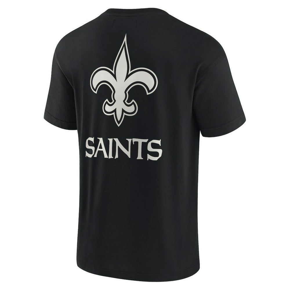 New Orleans Saints Unisex Elements Super Soft Short Sleeve T-Shirt Black