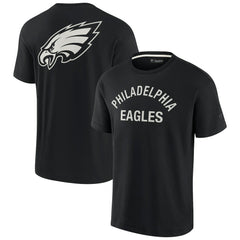 Philadelphia Eagles Unisex Elements Super Soft Short Sleeve T-Shirt Black