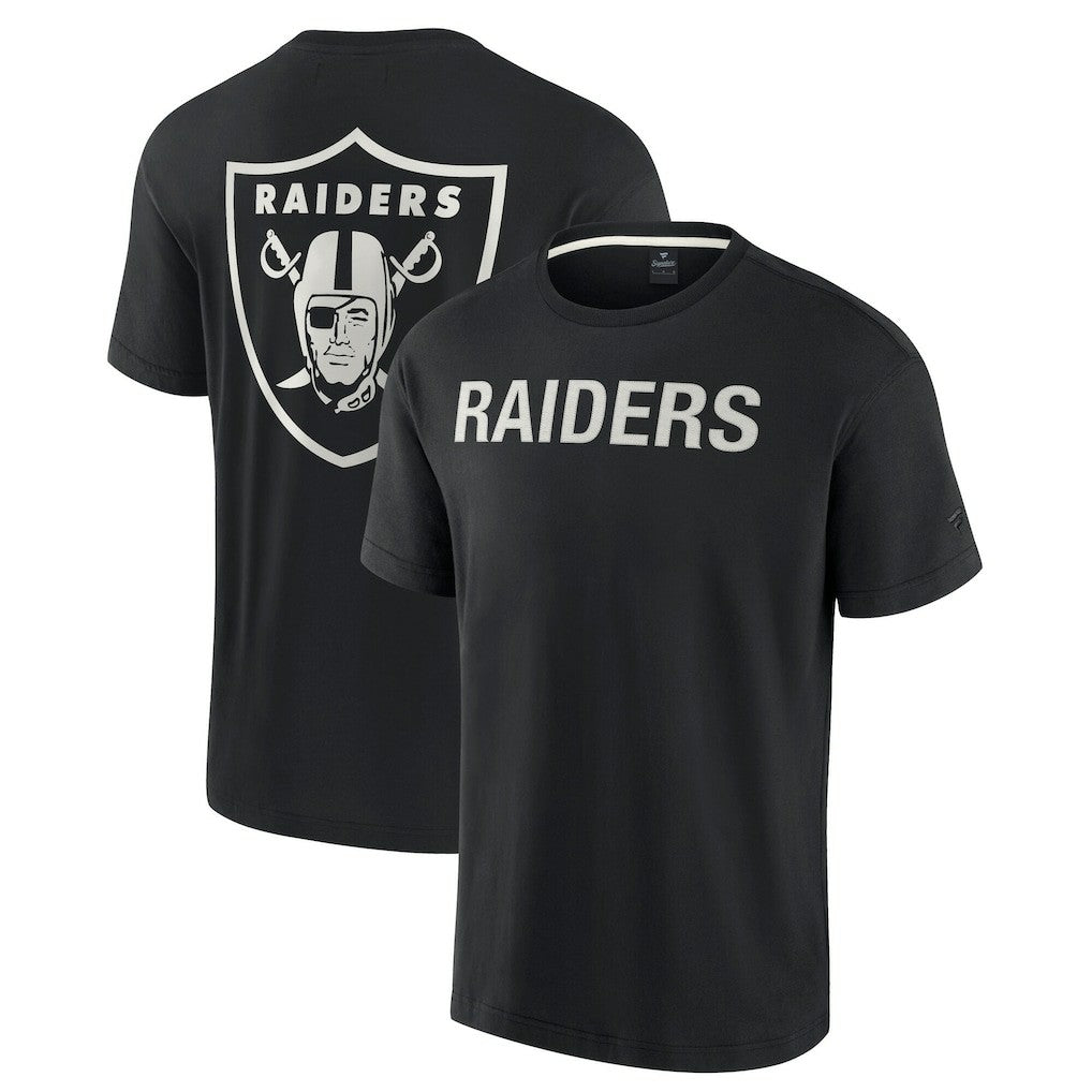 Las Vegas Raiders Unisex Elements Super Soft Short Sleeve T-Shirt Black