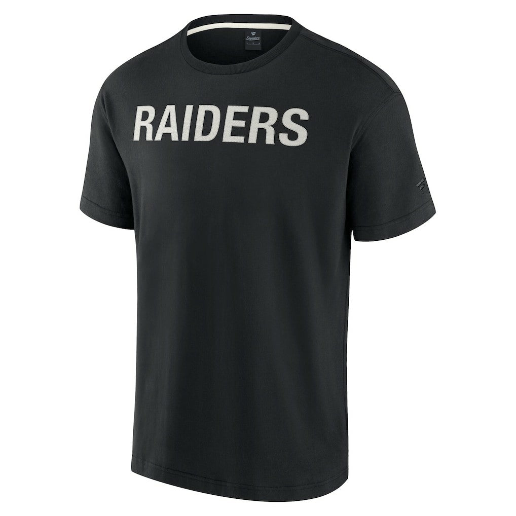 Las Vegas Raiders Unisex Elements Super Soft Short Sleeve T-Shirt Black