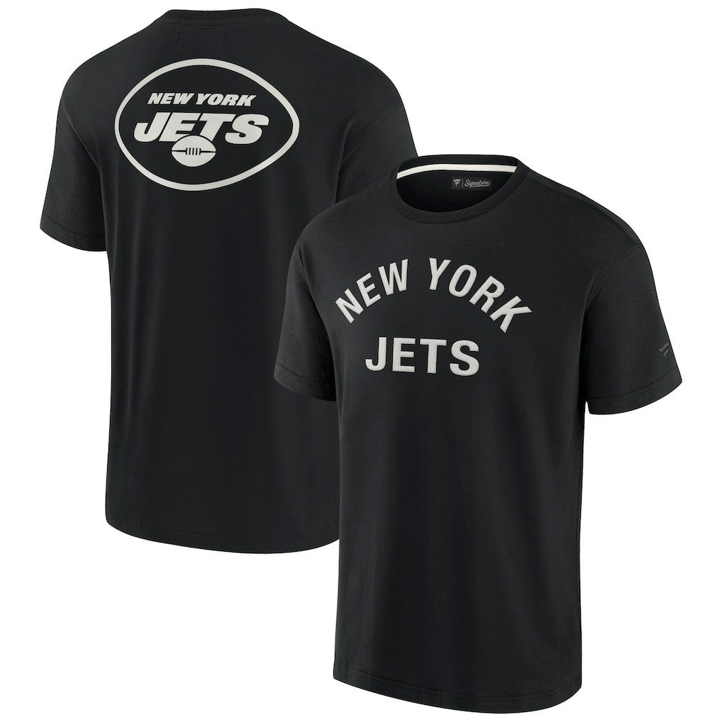 New York Jets Unisex Elements Super Soft Short Sleeve T-Shirt Black