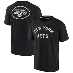 New York Jets Unisex Elements Super Soft Short Sleeve T-Shirt Black
