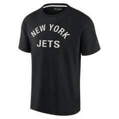 New York Jets Unisex Elements Super Soft Short Sleeve T-Shirt Black