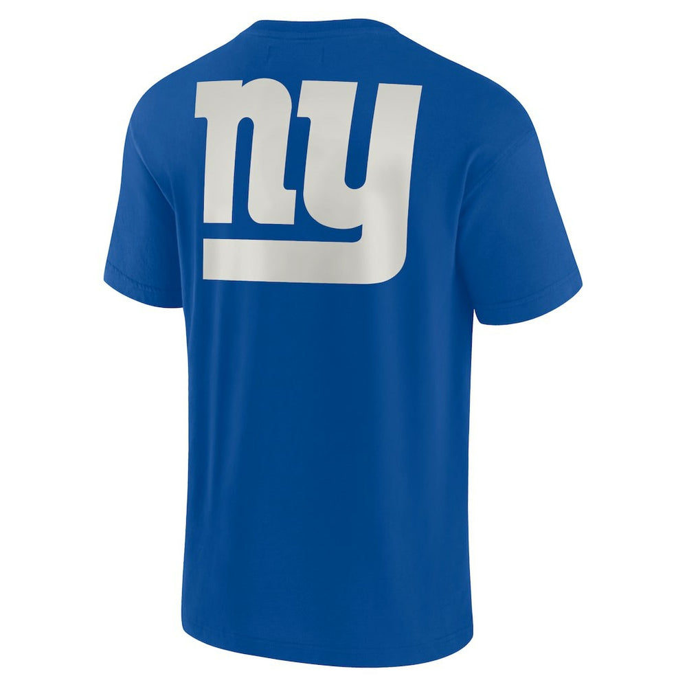 New York Giants Unisex Elements Super Soft Short Sleeve T-Shirt Royal