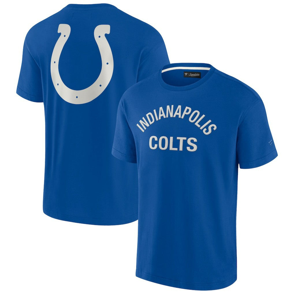 Indianapolis Colts Unisex Elements Super Soft Short Sleeve T-Shirt Royal
