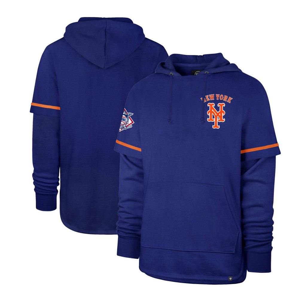 New York Mets '47 Shortstop Pullover Hoodie - Royal Hoodies