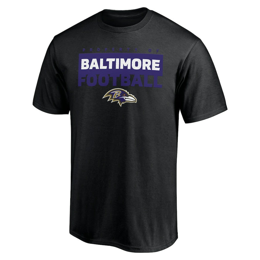Baltimore Ravens Gain Ground T-Shirt Black