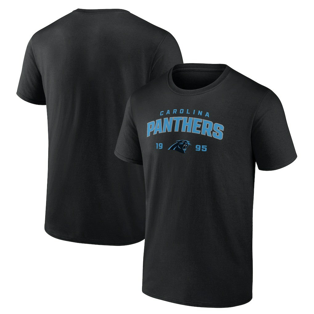 Carolina Panthers Rebel T-Shirt Black