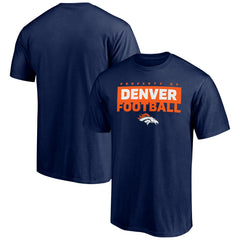 Denver Broncos Gain Ground T-Shirt Navy