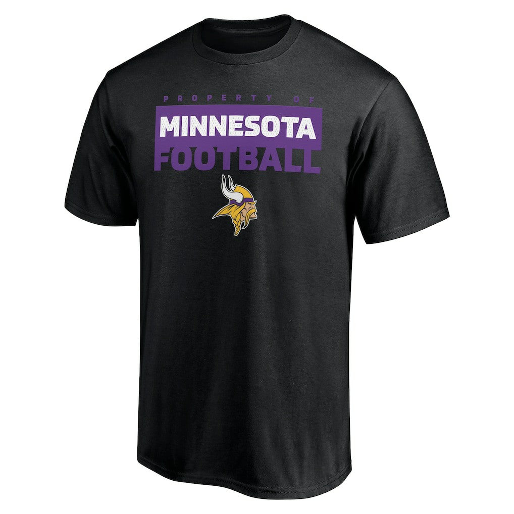 Minnesota Vikings Gain Ground T-Shirt Black
