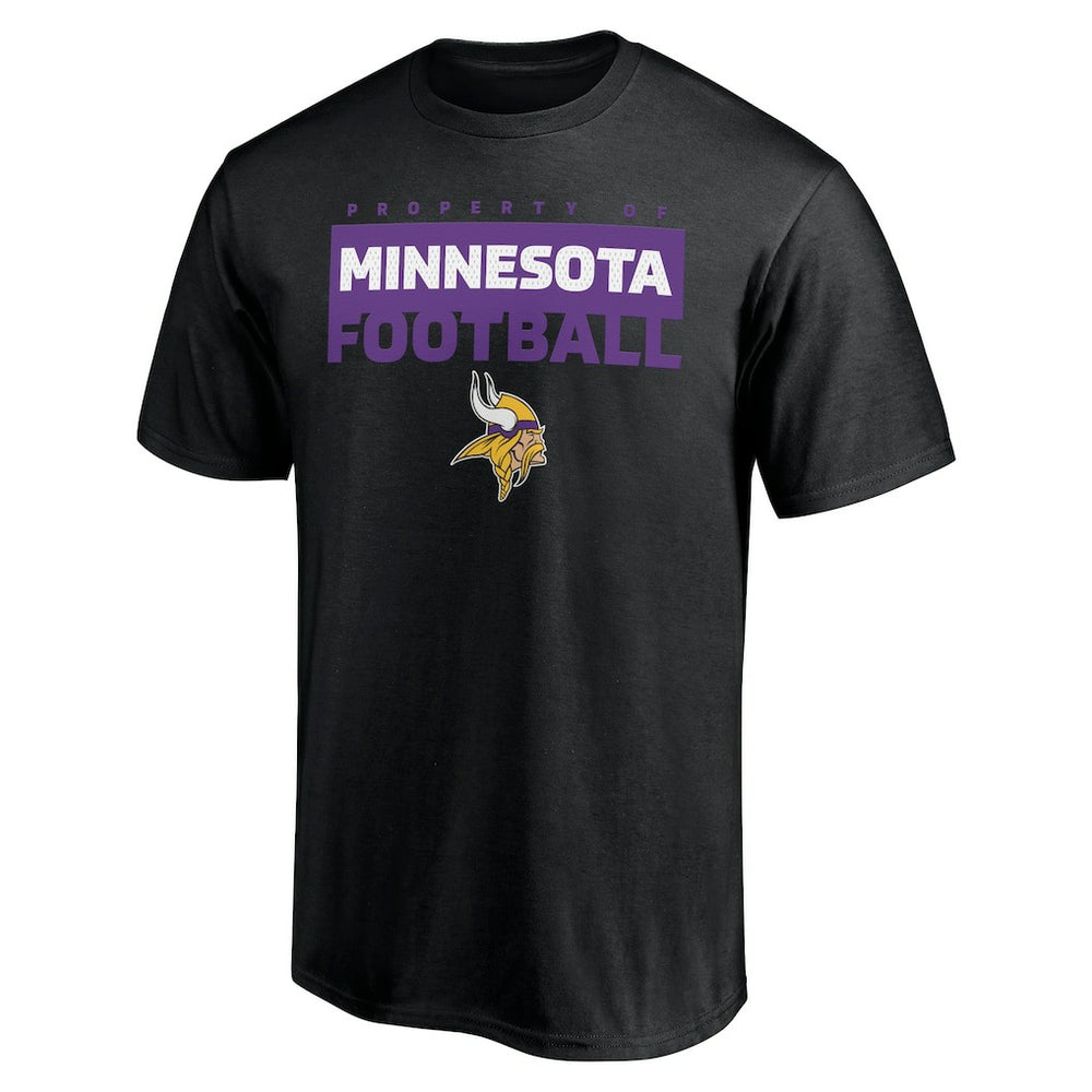 Minnesota Vikings Gain Ground T-Shirt Black