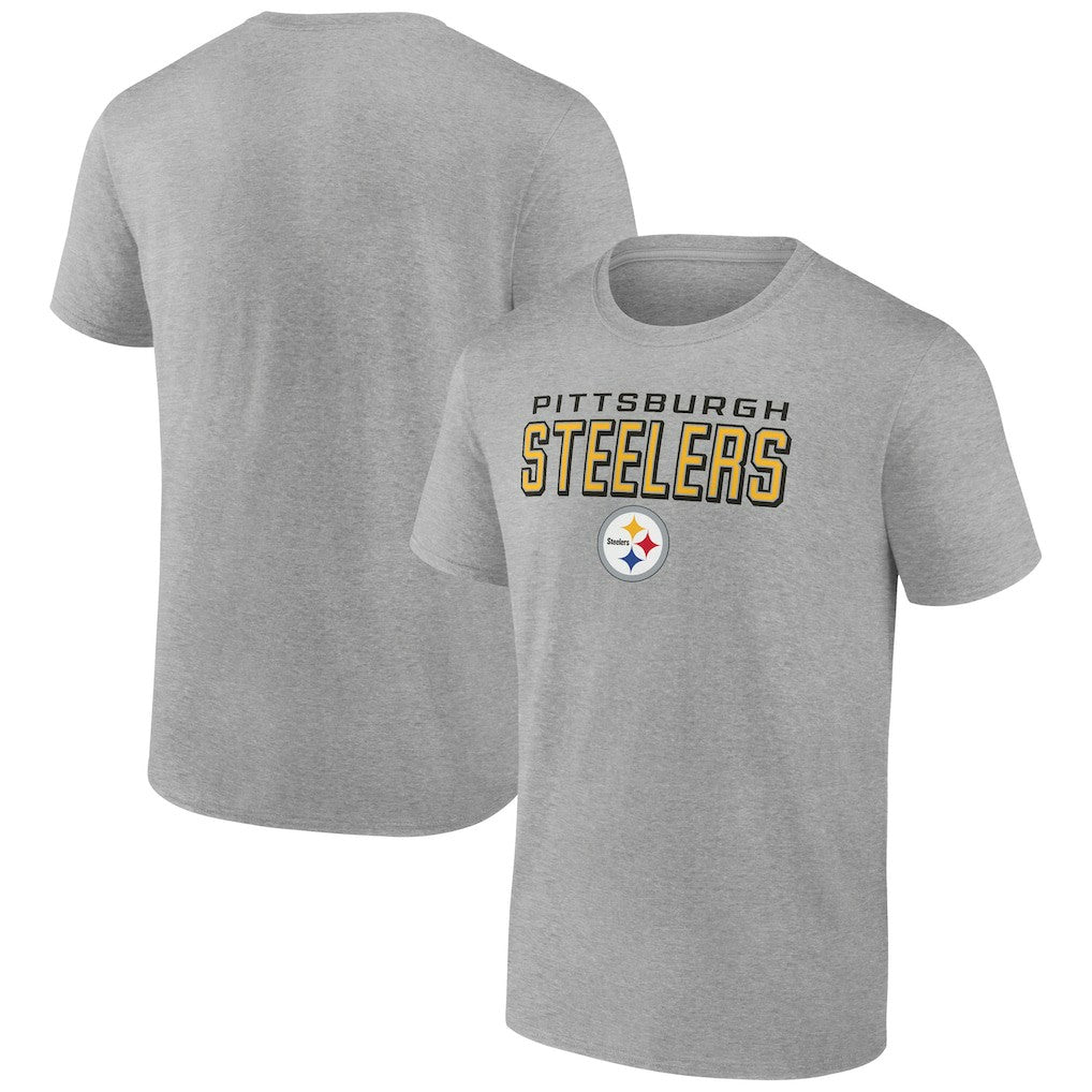 Pittsburgh Steelers Swagger T-Shirt Heather Gray