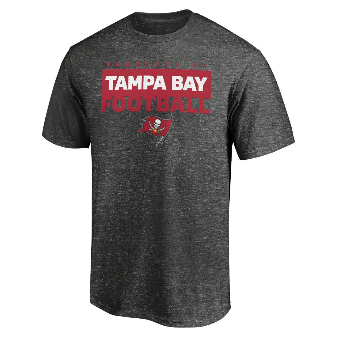 Tampa Bay Buccaneers Gain Ground T-Shirt Charcoal