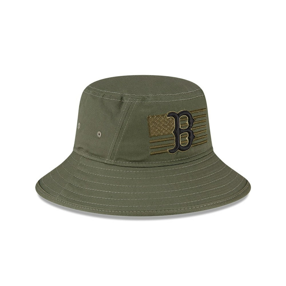 Boston Red Sox New Era 2023 Armed Forces Day Bucket Hat - Green Hats