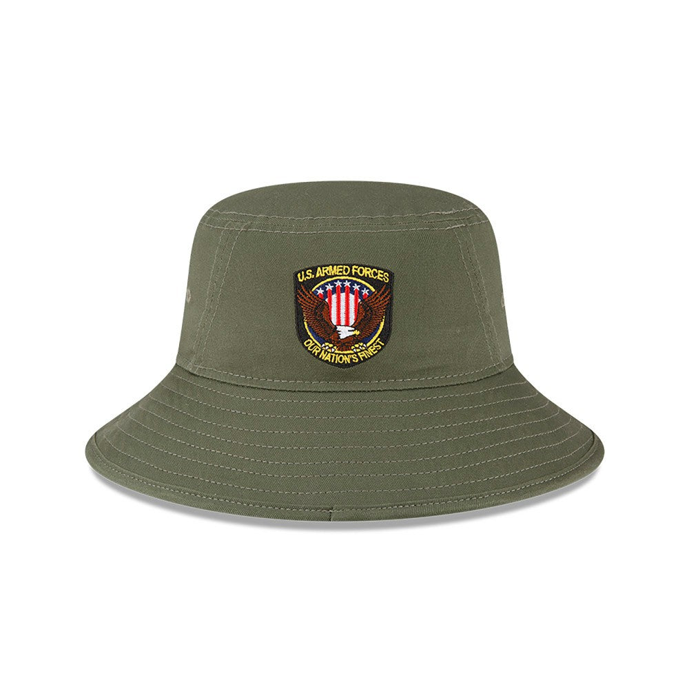 Kansas City Royals New Era 2023 Armed Forces Day Bucket Hat - Green Hats