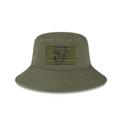 San Francisco Giants New Era 2023 Armed Forces Day Bucket Hat - Green Hats