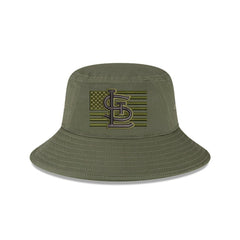 St. Louis Cardinals New Era 2023 Armed Forces Day Bucket Hat - Green Hats