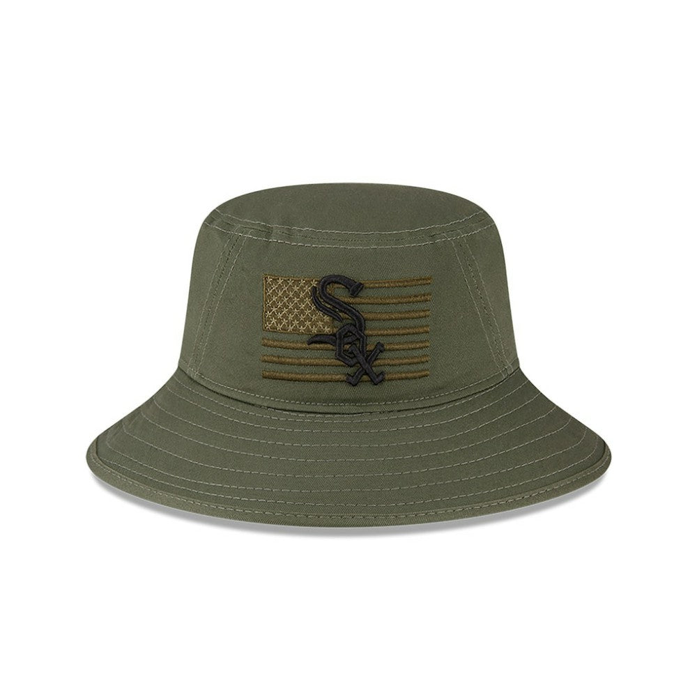Chicago White Sox New Era 2023 Armed Forces Day Bucket Hat - Green Hats