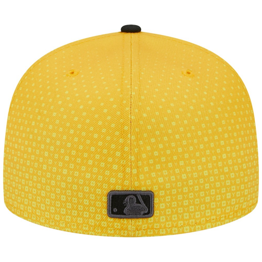 Pittsburgh Pirates New Era 2023 City Connect 59FIFTY Fitted Hat - Gold/Black Hats