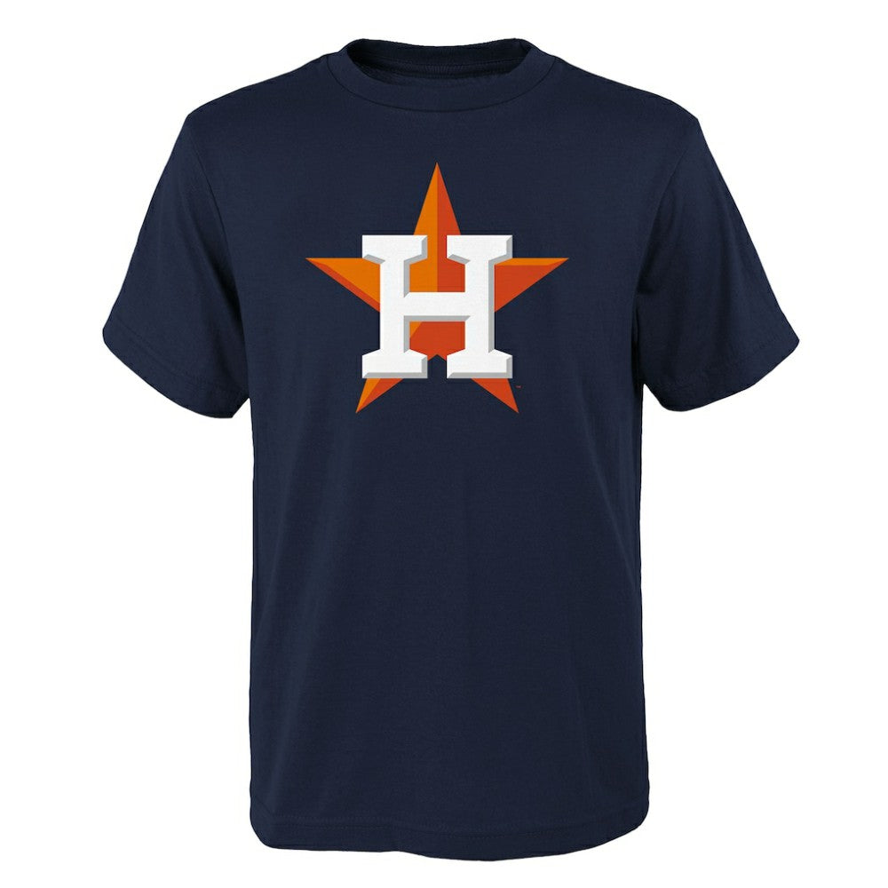 Houston Astros Youth Logo Primary Team T-Shirt - Navy T-shirts