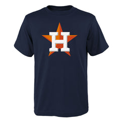 Houston Astros Youth Logo Primary Team T-Shirt - Navy T-shirts