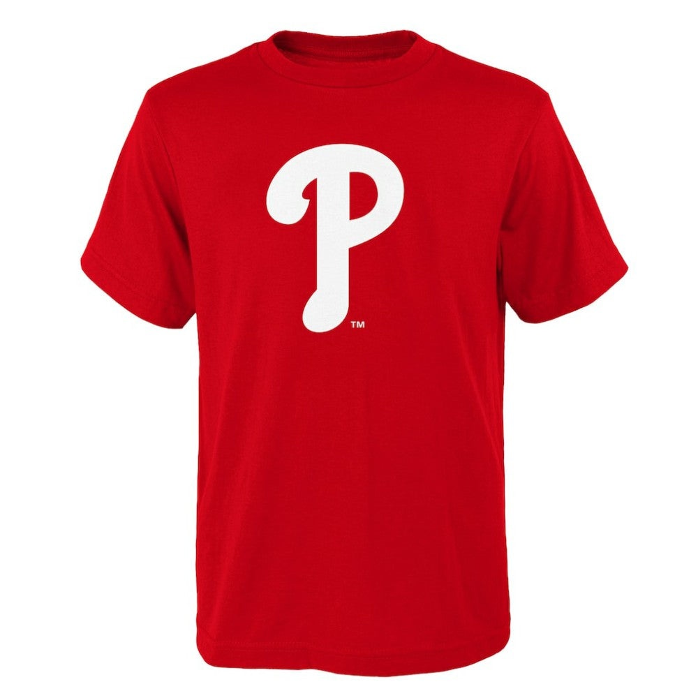 Philadelphia Phillies Youth Logo Primary Team T-Shirt - Red T-shirts