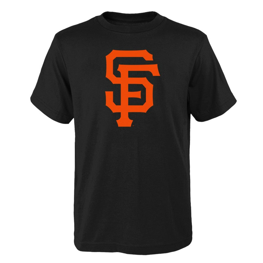 San Francisco Giants Youth Logo Primary Team T-Shirt - Black T-shirts