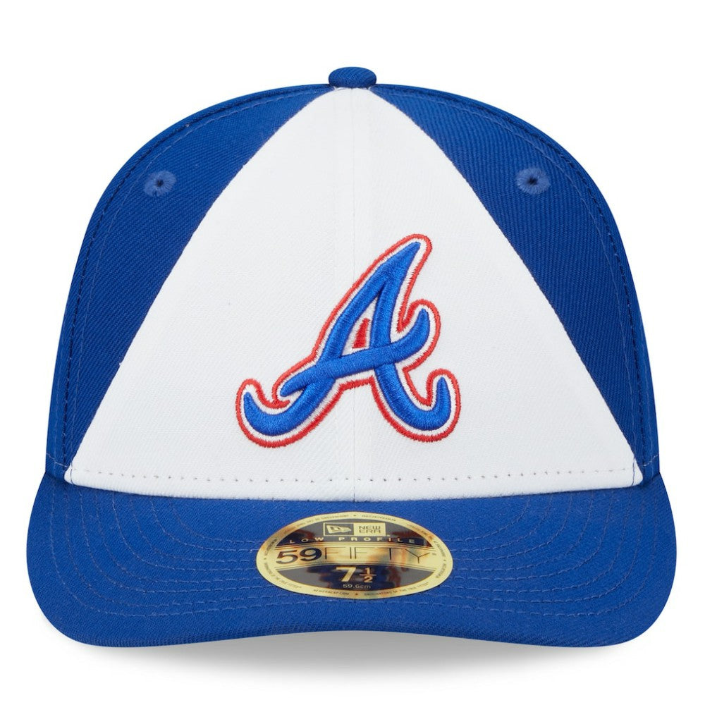 Atlanta Braves New Era 2023 City Connect Low Profile 59FIFTY Fitted Hat - White/Royal Hats