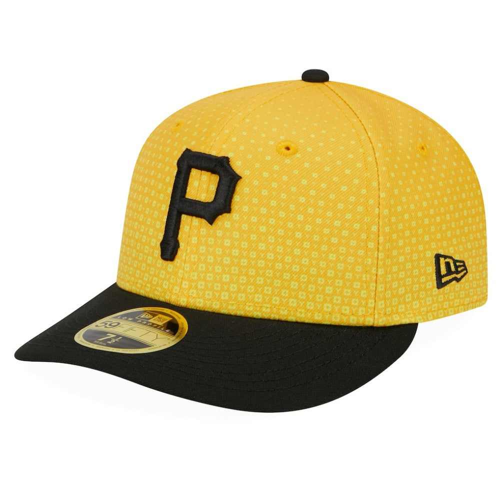 Pittsburgh Pirates New Era 2023 City Connect Low Profile 59FIFTY Fitted Hat - Gold/Black Hats