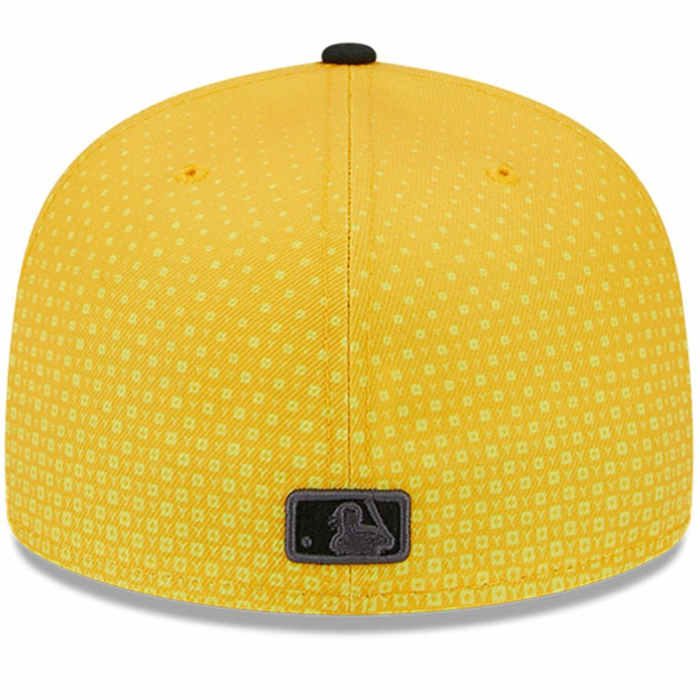 Pittsburgh Pirates New Era 2023 City Connect Low Profile 59FIFTY Fitted Hat - Gold/Black Hats
