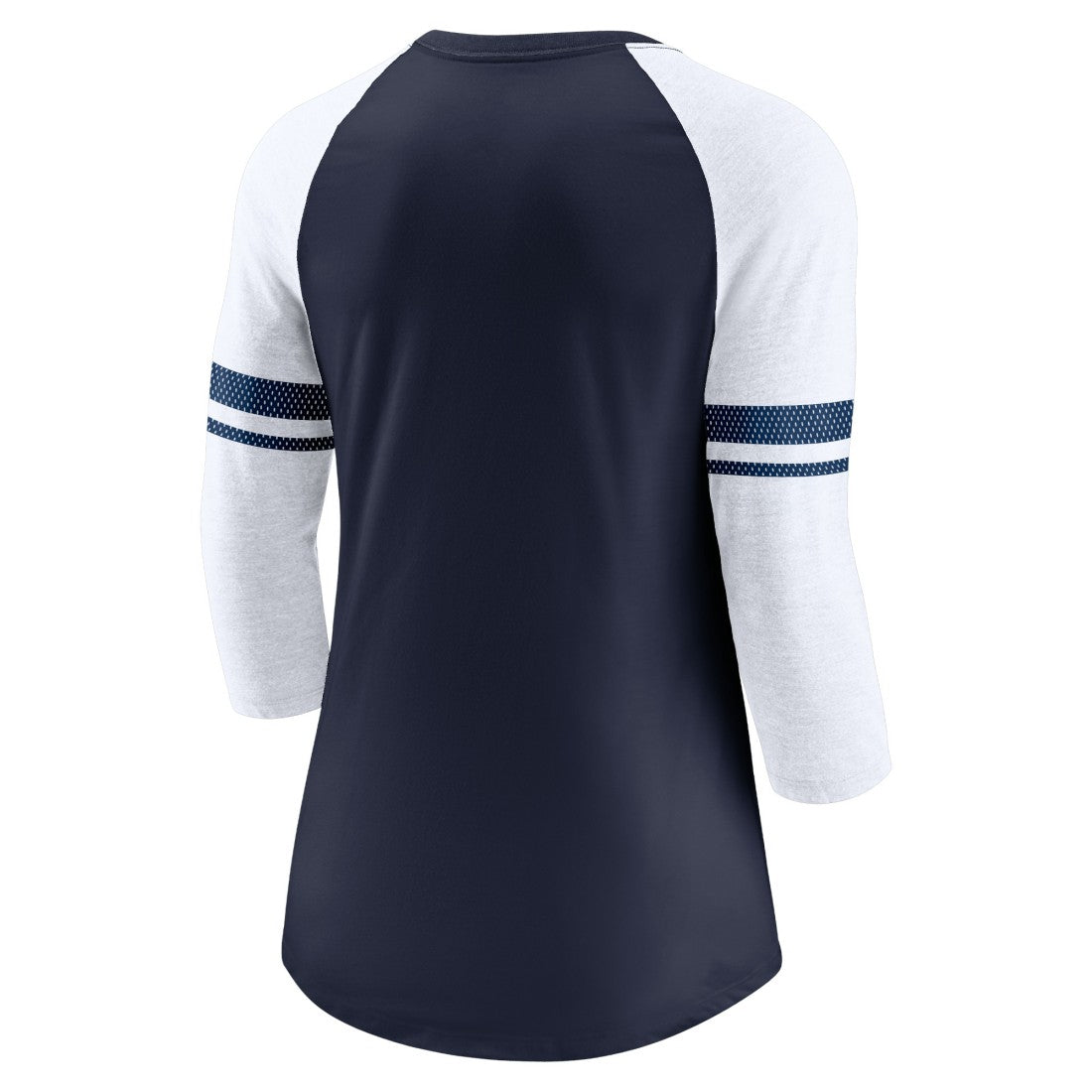 Tennessee Titans Women's Fashion 3/4-Sleeve Lightweight Raglan Fashion T-Shirt Navy