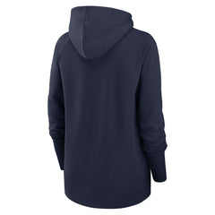 Tennessee Titans Women's Asymmetrical Raglan Full-Zip Hoodie Navy