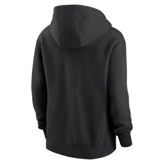 Arizona Cardinals Women's Wordmark Club Fleece Pullover Hoodie Black