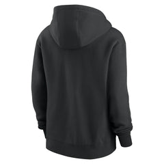 New York Jets Women's Wordmark Club Fleece Pullover Hoodie Black