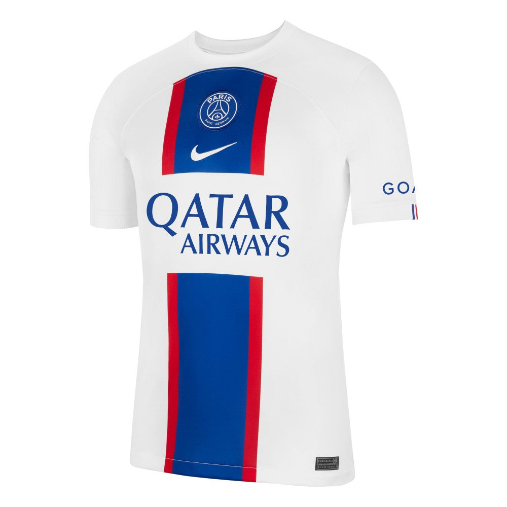 Lionel Messi Paris Saint-Germain 2022/23 Third Breathe Stadium Replica Player Jersey White