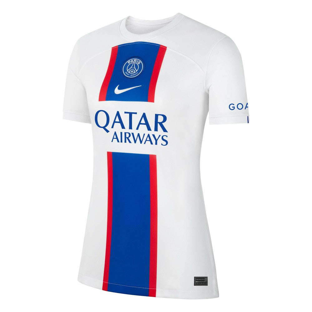 Neymar Jr. Paris Saint-Germain Women's 2022/23 Third Breathe Stadium Replica Player Jersey White