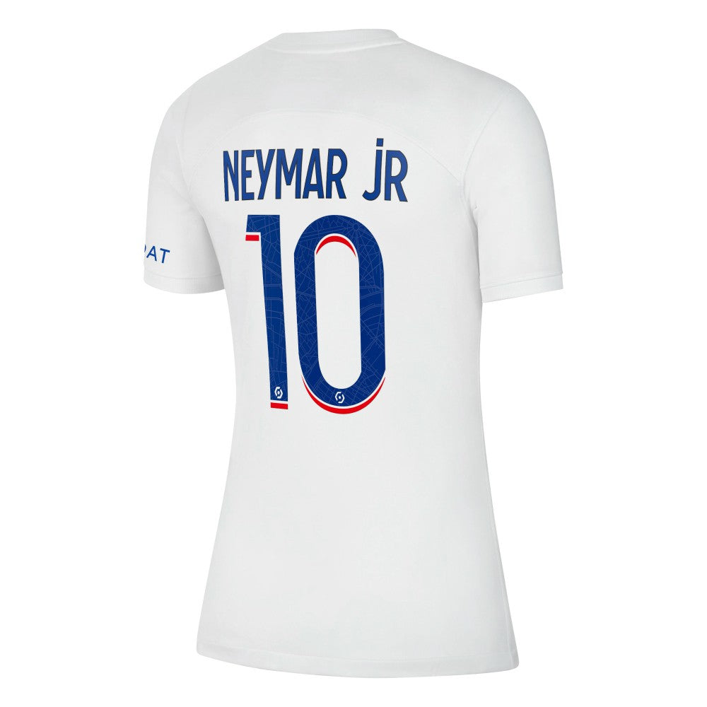 Neymar Jr. Paris Saint-Germain Women's 2022/23 Third Breathe Stadium Replica Player Jersey White