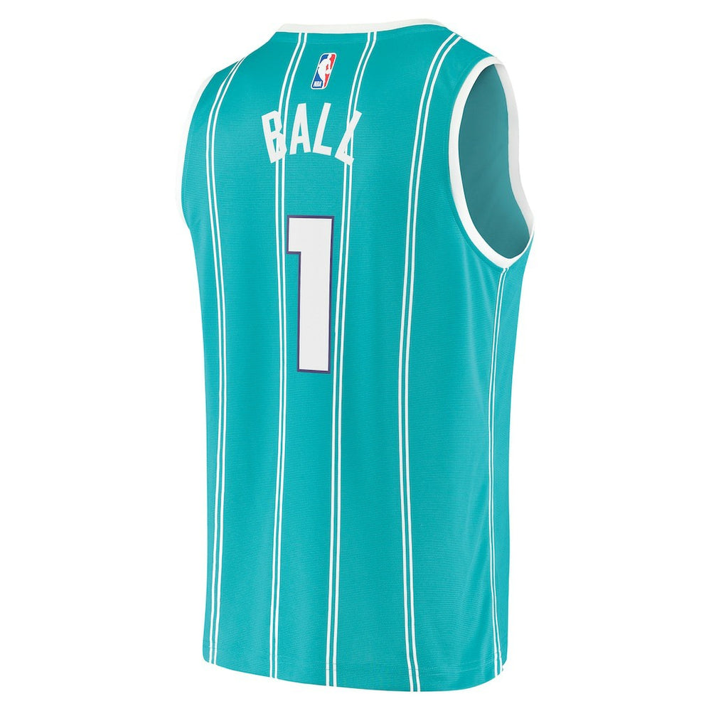 LaMelo Ball Charlotte Hornets Fast Break Replica Jersey Icon Edition Teal