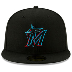 Miami Marlins New Era 2024 Jackie Robinson Day 59FIFTY Fitted Hat - Black Hats