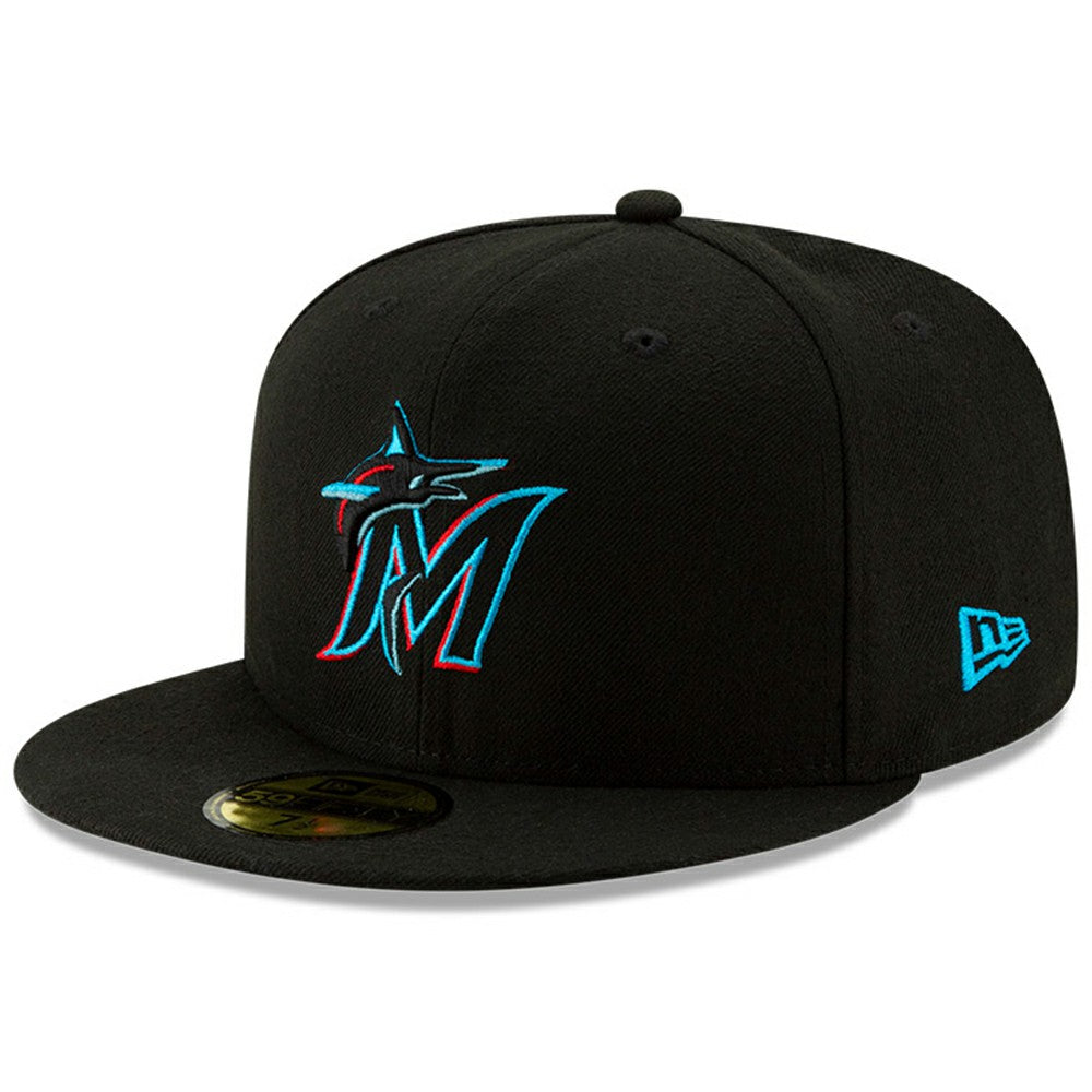 Miami Marlins New Era 2024 Jackie Robinson Day 59FIFTY Fitted Hat - Black Hats