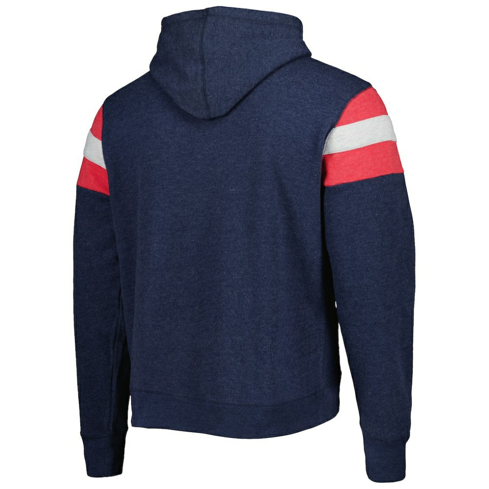 Atlanta Braves '47 Premier Nico Pullover Hoodie - Navy Hoodies
