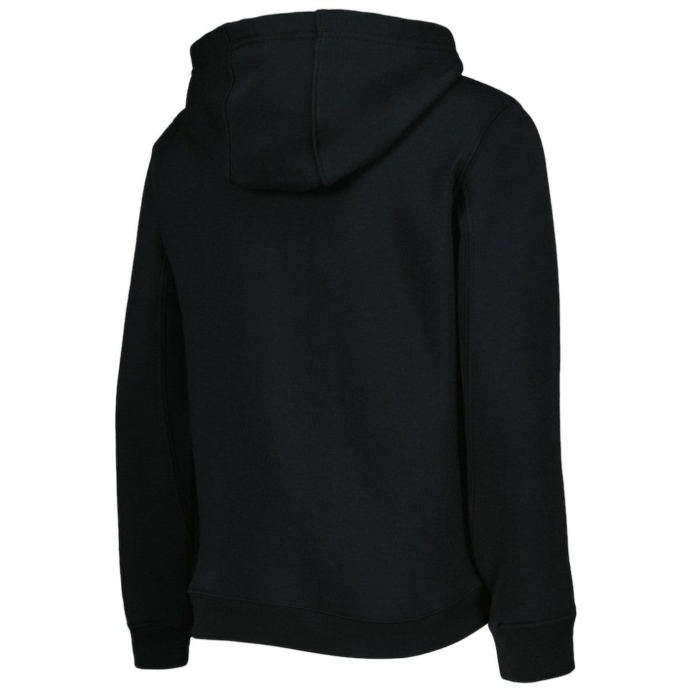Pittsburgh Pirates Youth Wordmark Full-Zip Fleece Hoodie - Black Hoodies