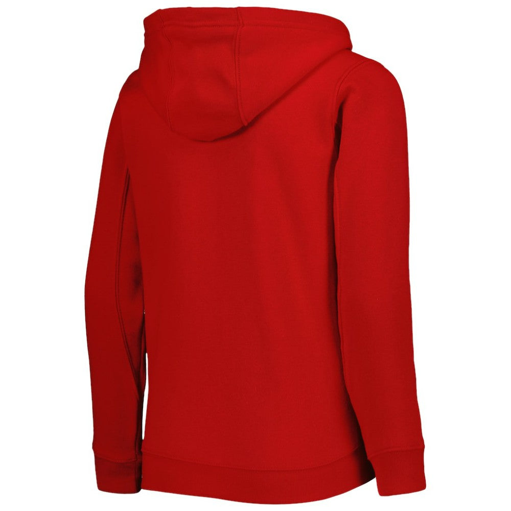Washington Nationals Youth Wordmark Full-Zip Fleece Hoodie - Red Hoodies