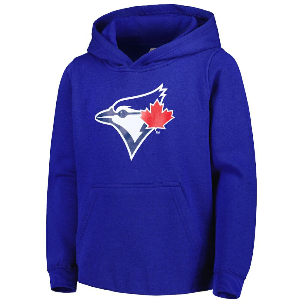 Toronto Blue Jays Youth Team Primary Logo Pullover Hoodie - Royal Hoodies