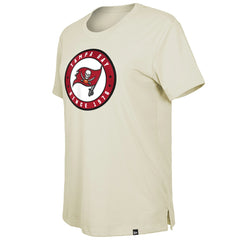 Tampa Bay Buccaneers New Era Women's 2023 NFL Draft T-Shirt Cream