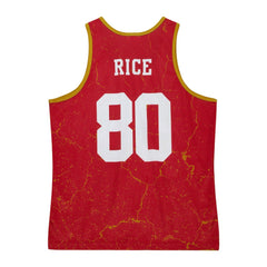 Jerry Rice San Francisco 49ers 1994 Player Burst Tank Top Scarlet